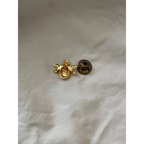 Vintage Gold Tone Bumble Bee Lapel Pin/Brooch - Picture 4 of 11